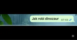 Jak robi dinozaur