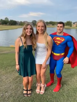 flying with superman