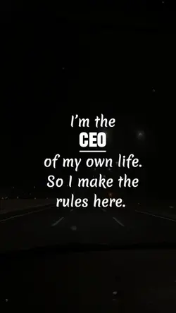 I'm the CEO
