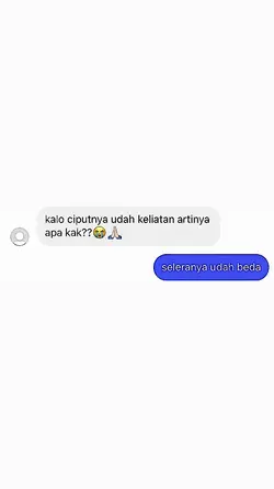 klo ciput udh liatan