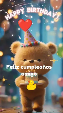 Feliz cumple amigo