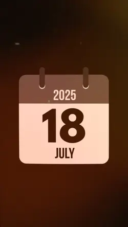 18 July 2025birthday