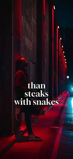 Steaks with snakes 