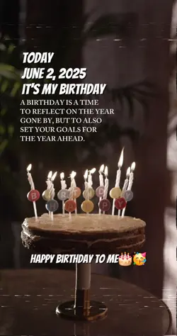 June 2, 2025 my bday