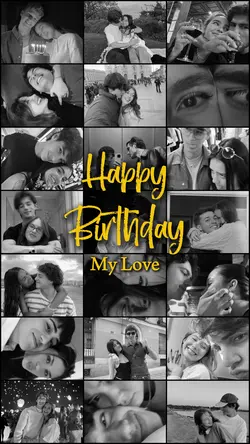 birthday collage