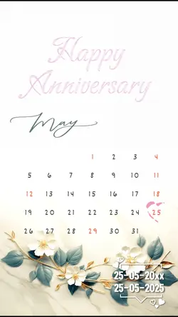 Anniversary 25 May