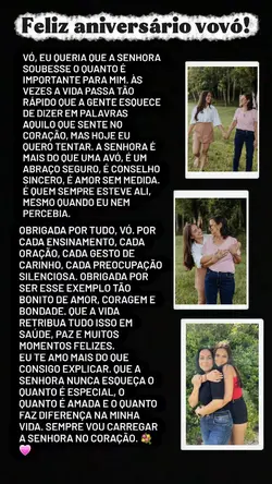 parabéns vovó 