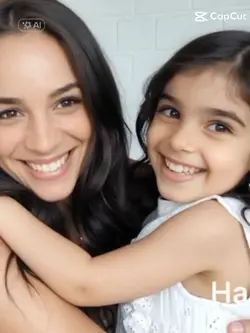 filha com IA