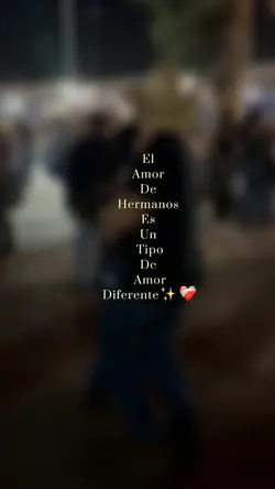 Amistad de hermanos 