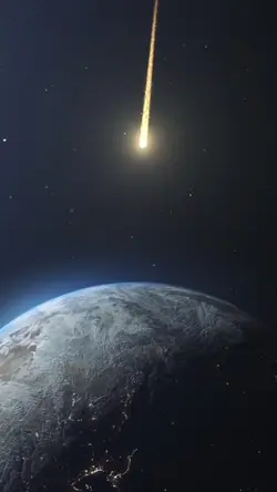 Meteorite hits Earth