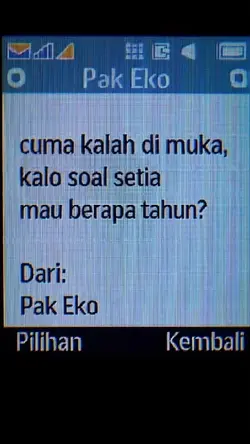 cuma kalah dimuka
