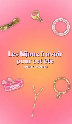 Bijoux pour l’été 🪩
