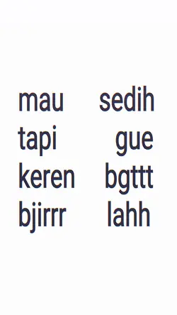 GUE KEREN BANGET