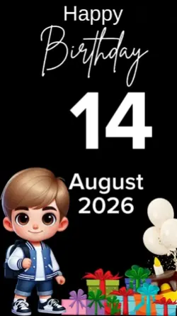 HBD My Son 14 August