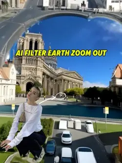 Earth zoom out AI
