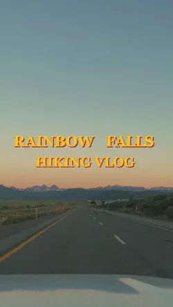 Rainbow falls hiking
