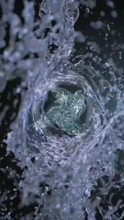 Water effect on pic