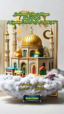 Kartu Ucapan Lebaran
