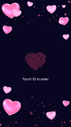 Pink heart frame