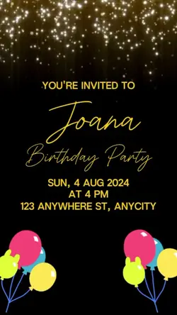 Birthday Invitation 