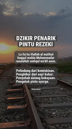 dzikir penarik rezki