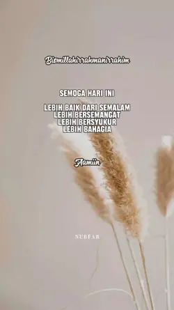 Semoga hari ini
