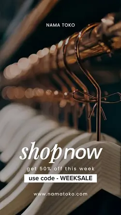 promo : shop now