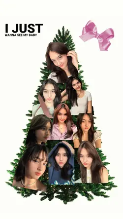 stiker pohon natal 