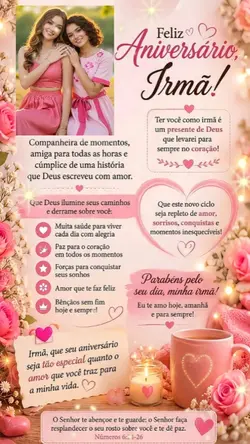Aniversário Irmã 