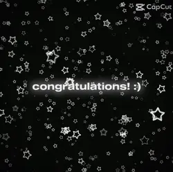congrats. :)