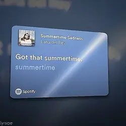 Summertime Sadness