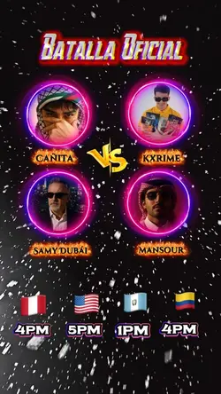 Flyer Batalla de 4 