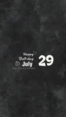 hbd 29 july 2026