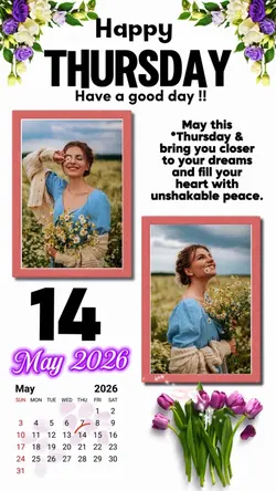 Thursday 14 May 2026