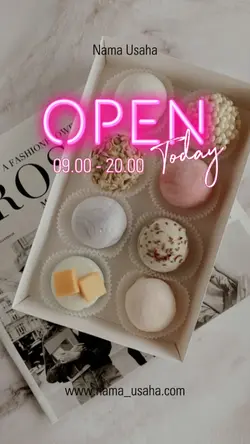 open today pink