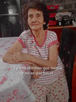 Abuelita te extraño