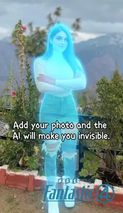 Invisibility woman