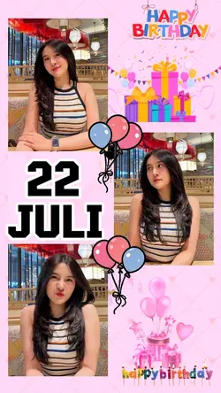 22 Juli Ultah