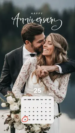Wedding anniv 25 may