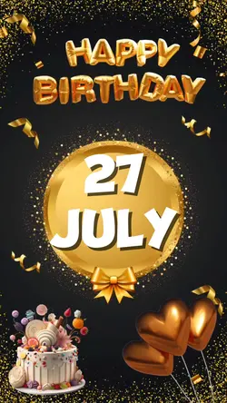 Birthday 27 july