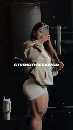 strenght is earned 
