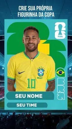 Sua figurinha Copa 🇧🇷