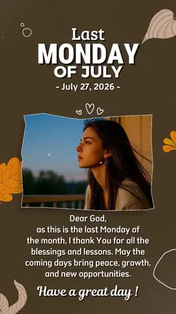 Monday, 27 july