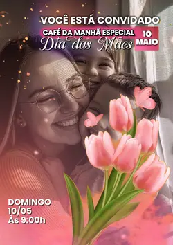 CONVITE DIA DAS MÃES