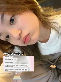 we just friend