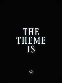 the theme is black