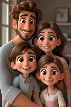 family cartoon ai