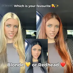 Blonde vs Redhead