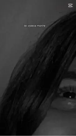 Lei voleva morire…