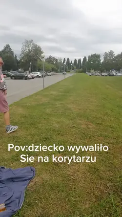 Dziecko sie wywaliło